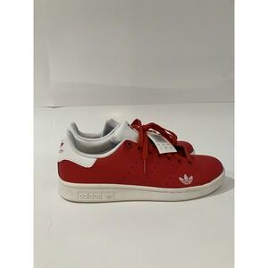 Adidas Stan Smith Casual Shoes Lust Red/White Big Kids Size 6